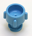 Female vented cap, light blue. Material: Polycarbonate. Model 1070